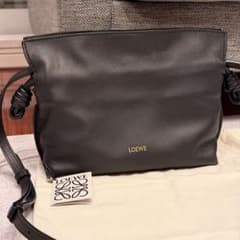 極美品 LOEWE フラメンコクラッチ ミニ ナパカーフ ブラック - メルカリ