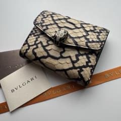 【美品】 412 BVLGARI ブルガリセルペンティ 3つ折り 財布 美品】 412 BVLGARI ブルガリセルペンティ 3つ折り 財布 - メルカリ
