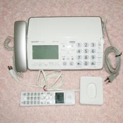 【美品】電話FAX(固定電話機) 子機１台付 SHARP UX- 600CLのサムネイル