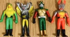 ポピー 仮面ライダー スカイライダー ソフビ フィギュア 4点セット レトロ ポピー 仮面ライダー スカイライダー ソフビ フィギュア 4点セット
