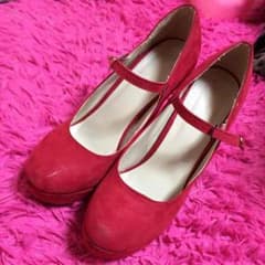 パンプス　赤のサムネイル
