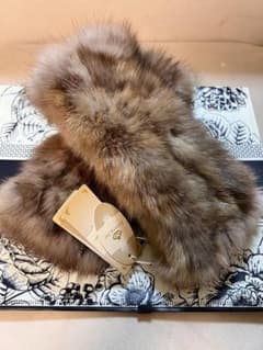 新品 限定 上質なセーブル編み込みアームウォーマー防寒グローブ/毛皮リアルファー 新品 限定 上質なセーブル編み込みアームウォーマー防寒グローブ/毛皮