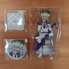 Dr.STONE 石神千空 缶バッジ アクリルスタンド Dr.STONE 石神千空 アクリルスタンド 缶バッジ グッズセット - メルカリ