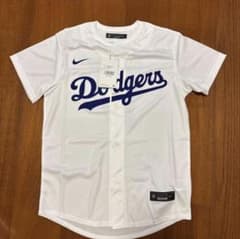NIKE大谷翔平ドジャースメッシュユニフォームジュニアサイズS新品のサムネイル
