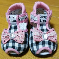 女の子♪笛吹きサンダル　13㎝のサムネイル