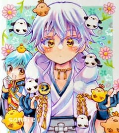 手描きイラスト　小色紙のサムネイル