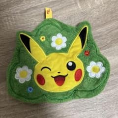 ポケモン ピカチュウ ウォッシュタオル 花柄のサムネイル