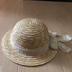 麦わら帽子☆48cm☆試着のみ(^-^)のサムネイル