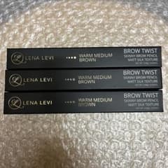 新品未開封】LENA LEVI アイブロウペンシルワームミディアムブラウン3