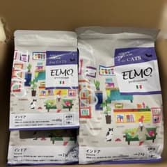 ELMO 室内成猫用ドライフード 2kg 400g - メルカリ