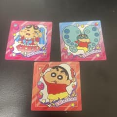 크레용 신짱 초코비 씰 데코라 신짱 씰 3장 세트
