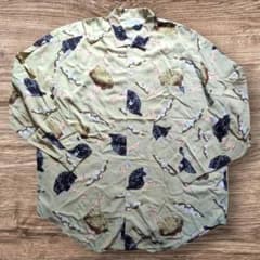 ◎powder 下迫秀樹　希少初期シリーズ　ダチョウ柄シャツブラウスのサムネイル