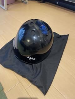 【新品・試着のみ】ミズノ 野球用ヘルメット 片耳（右打者用・左耳付き）サイズO黒のサムネイル
