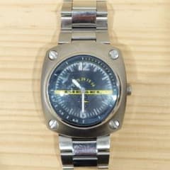 DIESEL DZ-1199 Men's Watch, Metal Band, Y2K, Battery Dead