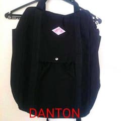 [お値下げ‼]DANTON 2wayリュックサック(ブラック)のサムネイル