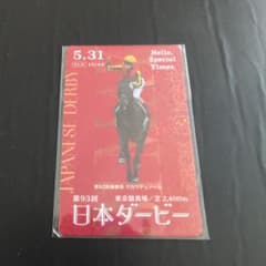 クロワデュノール 日本ダービー G1ポスターデザインカード JRA 競馬