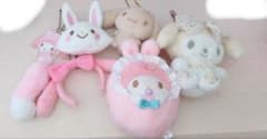 サンリオ ぬいぐるみ マスコット 5点セットのサムネイル