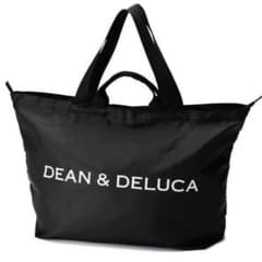 DEAN&DELUCA トートバッグ パッカブルトート エコバッグ 旅行 黒のサムネイル
