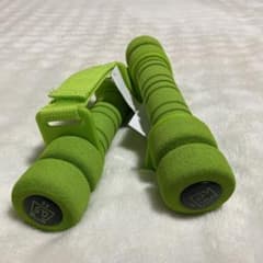 0.5kg グリーンダンベル 滑り止め付きのサムネイル