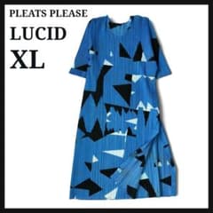 未使用■プリーツプリーズ 24SS LUCID 幾何学チュニック イッセイミヤケ