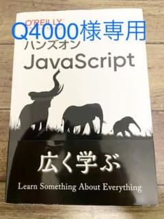 【Q4000様専用】ハンズオンJavaScript  オライリー・ジャパンのサムネイル