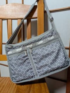 レスポートサックハート柄ショルダーバッグ*グレー美品のサムネイル