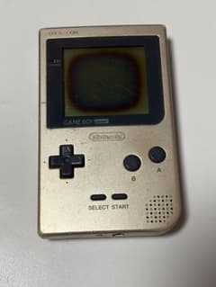 Nintendo GAME BOY pocket 本体 ゴールド　ジャンクのサムネイル