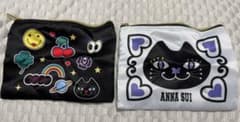 ANNA SUI ファスナー スクエアーポーチ 2種セット①のサムネイル