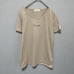 しまむら【VANDASH】半袖Tシャツ ベージュ ロゴT Mサイズ