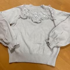 マジェスティックレゴン　フリル　ニット トップスのサムネイル
