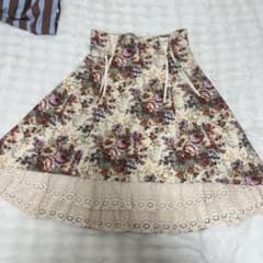 Victorian Maiden ロココ レースアップ スカート 花柄 ロリィタ Victorian Maiden ロココ レースアップ スカート 花柄 ロリィタ - メルカリ
