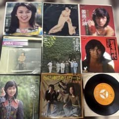 激レアレトロ】昭和60〜70年代レコード盤西条秀樹 茶木みやこ梓みちよ