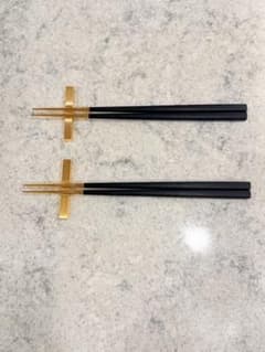 ゼウスCutipol(クチポール) ブラック×ゴールド （箸置付） ゼウス様専用Cutipol(クチポール) ブラック×ゴールド （箸置付