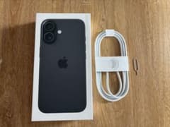 Apple iPhone 16 ブラック 本体 128GB - メルカリ