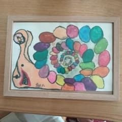カラフルなカタツムリの絵画 幸運のカタツムリ界隈 - メルカリ