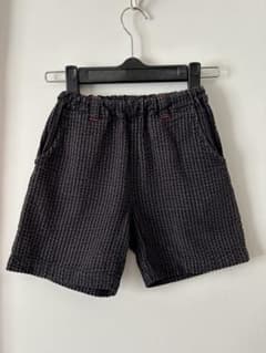MARKEY'S HOGAN ハーフパンツ ブラック チェック柄 110cmのサムネイル