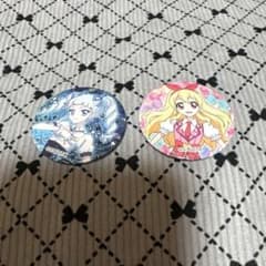 アイカツ　星宮いちご　藤堂ユリカ　缶バッジ　クリップ