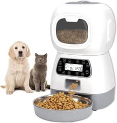 新品 ペット用オートフィダー 犬猫用自動給餌器 3.5L 録音機能付き 本体のサムネイル