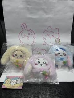 台湾限定 ちいかわ うさぎ ハチワレ ロップイヤーなマスコット 3種類