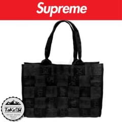 Supreme シュプリーム Woven Large Tote トートバッグ 黒 - メルカリ