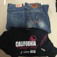 EDWIN・Levi's・4LロンT3点セットのサムネイル