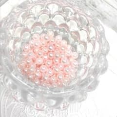 両穴ピンクパールビーズ110個 6mmのサムネイル