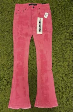 VALABASAS バラバサス ピンクスキニーフレアデニム 30 新品 - メルカリ