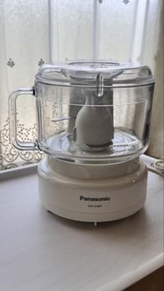 Panasonic フードプロセッサー ✨MK-K48P Amazon.com: Panasonic Food processor white MK-K48P-W: Full Size
