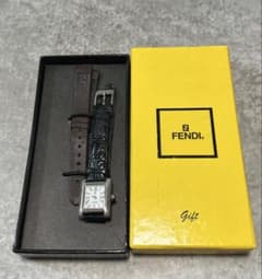 FENDI 腕時計 ローマン 1925 スクエア QZ フェンディ 替えベルト付