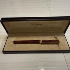【希少】S.T. Dupont ブラウン 万年筆 専用ケース付き　ペン先金 希少】S.T. Dupont ブラウン 万年筆 専用ケース付き ペン先金 - メルカリ
