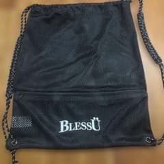 BlessU ナップサック ブラック メッシュ - メルカリ