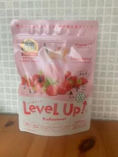 成長応援ドリンクレベルアップ！いちごミルク味のサムネイル