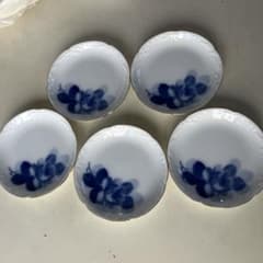 大倉陶園　オールドブルーローズ　15CM  5枚揃いのサムネイル