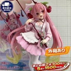 벚꽃 미쿠 벚꽃 드레스 VOCALOID 하츠네 미쿠 AMP+ 피규어 상자 있음